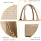 The Tote Bag Crossbody Purses for Women Shoulder Bag Handbags PU Leather Top Handle Bags with zipper