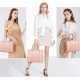 The Tote Bag Crossbody Purses for Women Shoulder Bag Handbags PU Leather Top Handle Bags with zipper