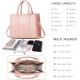 The Tote Bag Crossbody Purses for Women Shoulder Bag Handbags PU Leather Top Handle Bags with zipper