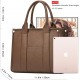 The Tote Bag Crossbody Purses for Women Shoulder Bag Handbags PU Leather Top Handle Bags with zipper