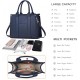 The Tote Bag Crossbody Purses for Women Shoulder Bag Handbags PU Leather Top Handle Bags with zipper