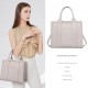 The Tote Bag Crossbody Purses for Women Shoulder Bag Handbags PU Leather Top Handle Bags with zipper