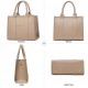 The Tote Bag Crossbody Purses for Women Shoulder Bag Handbags PU Leather Top Handle Bags with zipper