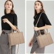 The Tote Bag Crossbody Purses for Women Shoulder Bag Handbags PU Leather Top Handle Bags with zipper