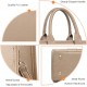 The Tote Bag Crossbody Purses for Women Shoulder Bag Handbags PU Leather Top Handle Bags with zipper