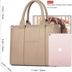 The Tote Bag Crossbody Purses for Women Shoulder Bag Handbags PU Leather Top Handle Bags with zipper