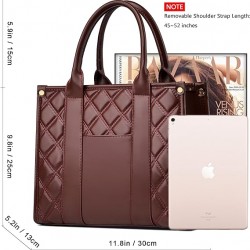 The Tote Bag Crossbody Purses for Women Shoulder Bag Handbags PU Leather Top Handle Bags with zipper