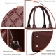 The Tote Bag Crossbody Purses for Women Shoulder Bag Handbags PU Leather Top Handle Bags with zipper