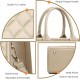 The Tote Bag Crossbody Purses for Women Shoulder Bag Handbags PU Leather Top Handle Bags with zipper