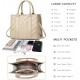 The Tote Bag Crossbody Purses for Women Shoulder Bag Handbags PU Leather Top Handle Bags with zipper