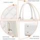 The Tote Bag Crossbody Purses for Women Shoulder Bag Handbags PU Leather Top Handle Bags with zipper