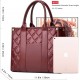 The Tote Bag Crossbody Purses for Women Shoulder Bag Handbags PU Leather Top Handle Bags with zipper