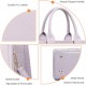 The Tote Bag Crossbody Purses for Women Shoulder Bag Handbags PU Leather Top Handle Bags with zipper