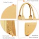 The Tote Bag Crossbody Purses for Women Shoulder Bag Handbags PU Leather Top Handle Bags with zipper