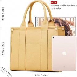 The Tote Bag Crossbody Purses for Women Shoulder Bag Handbags PU Leather Top Handle Bags with zipper