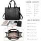 The Tote Bag Crossbody Purses for Women Shoulder Bag Handbags PU Leather Top Handle Bags with zipper