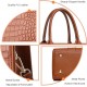 The Tote Bag Crossbody Purses for Women Shoulder Bag Handbags PU Leather Top Handle Bags with zipper