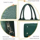 The Tote Bag Crossbody Purses for Women Shoulder Bag Handbags PU Leather Top Handle Bags with zipper