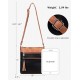 Crossbody Purses for Women, Multi Pocket Casual Crossbody Bag, Adjustable Strap Shoulder Bag with Tassel