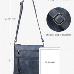 Crossbody Purses for Women, Multi Pocket Casual Crossbody Bag, Adjustable Strap Shoulder Bag