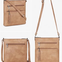 Crossbody Purses for Women, Multi Pocket Casual Crossbody Bag, Adjustable Strap Shoulder Bag