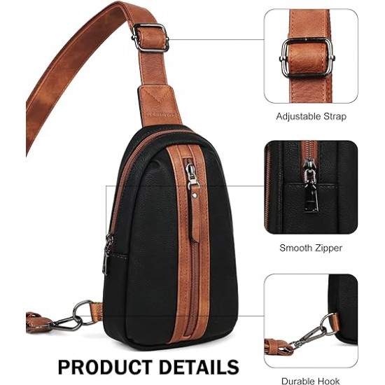 Small Sling Bag for Women Fashion Fanny Pack Crossbody Bags for Women Sling Backpack for Travel