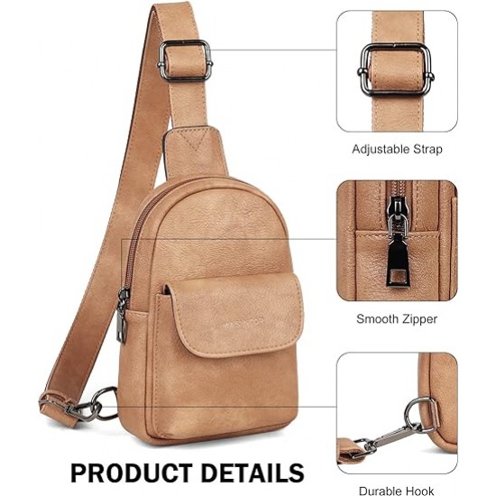 Small Sling Bag for Women Fashion Fanny Pack Crossbody Bags for Women Sling Backpack for Travel