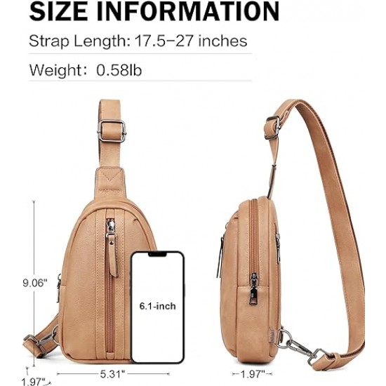 Small Sling Bag for Women Fashion Fanny Pack Crossbody Bags for Women Sling Backpack for Travel