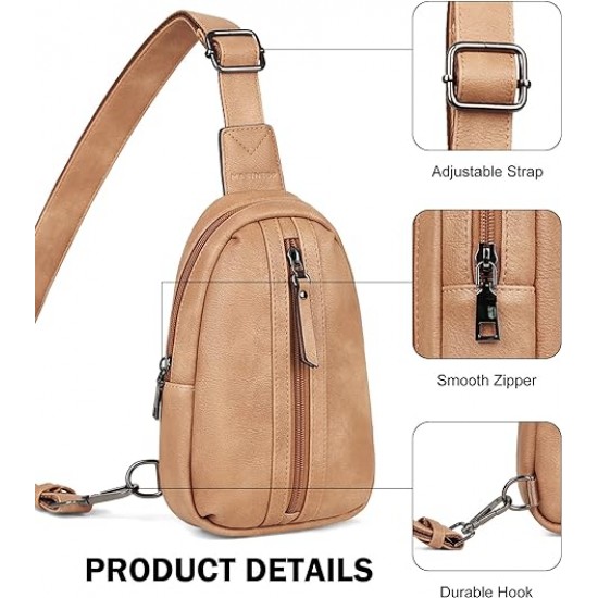 Small Sling Bag for Women Fashion Fanny Pack Crossbody Bags for Women Sling Backpack for Travel