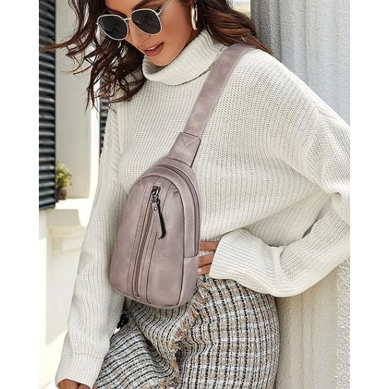 Small Sling Bag for Women Fashion Fanny Pack Crossbody Bags for Women Sling Backpack for Travel