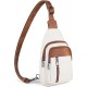 Sling Bag for Women - Crossbody Bags Fanny Pack with Vegan Leather - Adjustable Sling Backack for Travel 