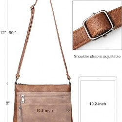 Crossbody Bags for Women, Lightweight Medium Crossbody Purse, Soft Leather Women's Shoulder Handbags with Tassel