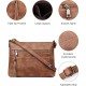 Crossbody Bags for Women, Lightweight Medium Crossbody Purse, Soft Leather Women's Shoulder Handbags with Tassel