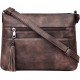 Crossbody Bags for Women, Lightweight Medium Crossbody Purse, Soft Leather Women's Shoulder Handbags with Tassel