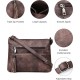 Crossbody Bags for Women, Lightweight Medium Crossbody Purse, Soft Leather Women's Shoulder Handbags with Tassel