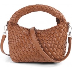 Brand: LMKIDS Women Woven Tote Small Crossbody Bag, Weave Quilted Purse Square Shoulder Bag Woven Handbag with Detachable Strap