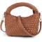 Brand: LMKIDS Women Woven Tote Small Crossbody Bag, Weave Quilted Purse Square Shoulder Bag Woven Handbag with Detachable Strap