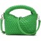 Women Woven Tote Small Crossbody Bag, Weave Quilted Purse Square Shoulder Bag Woven Handbag with Detachable Strap