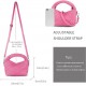 Women Woven Tote Small Crossbody Bag, Weave Quilted Purse Square Shoulder Bag Woven Handbag with Detachable Strap