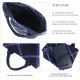 Woven Tote Bag + Purse Women Neoprene Tote Handbag Fashion Large Shoulder Top-Handle Travel Bag Underarm Shopper Bag