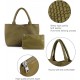 Woven Bag for Women, Vegan Leather Tote Bag Large Summer Beach Travel Handbag and Purse Retro Handmade Shoulder Bag