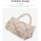 Woven Bag for Women, Vegan Leather Tote Bag Large Summer Beach Travel Handbag and Purse Retro Handmade Shoulder Bag