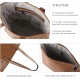 Woven Tote Bag for Women Top Handle Satchel Shoulder Bag for Women Vegan Leather Shopper Bag Large Travel HandBag