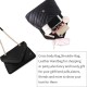 Quilted Crossbody Bags for Women, Trendy Roomy Shoulder Handbags with Flap Gold Hardware Chain Purses Shoulder Bag