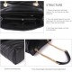 Quilted Crossbody Bags for Women, Trendy Roomy Shoulder Handbags with Flap Gold Hardware Chain Purses Shoulder Bag