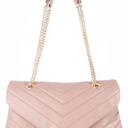 Quilted Crossbody Bags for Women, Trendy Roomy Shoulder Handbags with Flap Gold Hardware Chain Purses Shoulder Bag