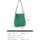 Fashion Woven Purse for Women Top-handle Shoulder Bag All-Match Underarm Bag with Soft Hobo Tote Handbag