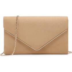 Women Faux Suede Evening Clutch Bags Formal Party Clutches Wedding Purses Cocktail Prom Clutches