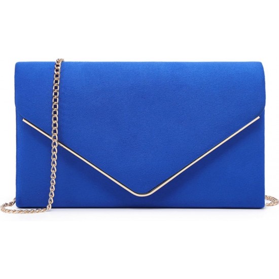 Women Faux Suede Evening Clutch Bags Formal Party Clutches Wedding Purses Cocktail Prom Clutches