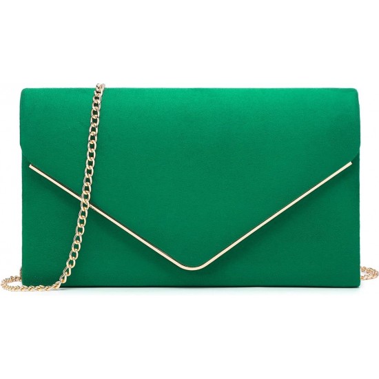 Women Faux Suede Evening Clutch Bags Formal Party Clutches Wedding Purses Cocktail Prom Clutches